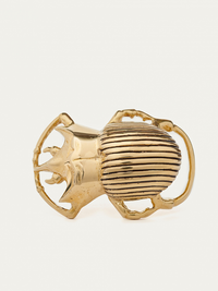 Baby Beetle Belt Buckle in Gold