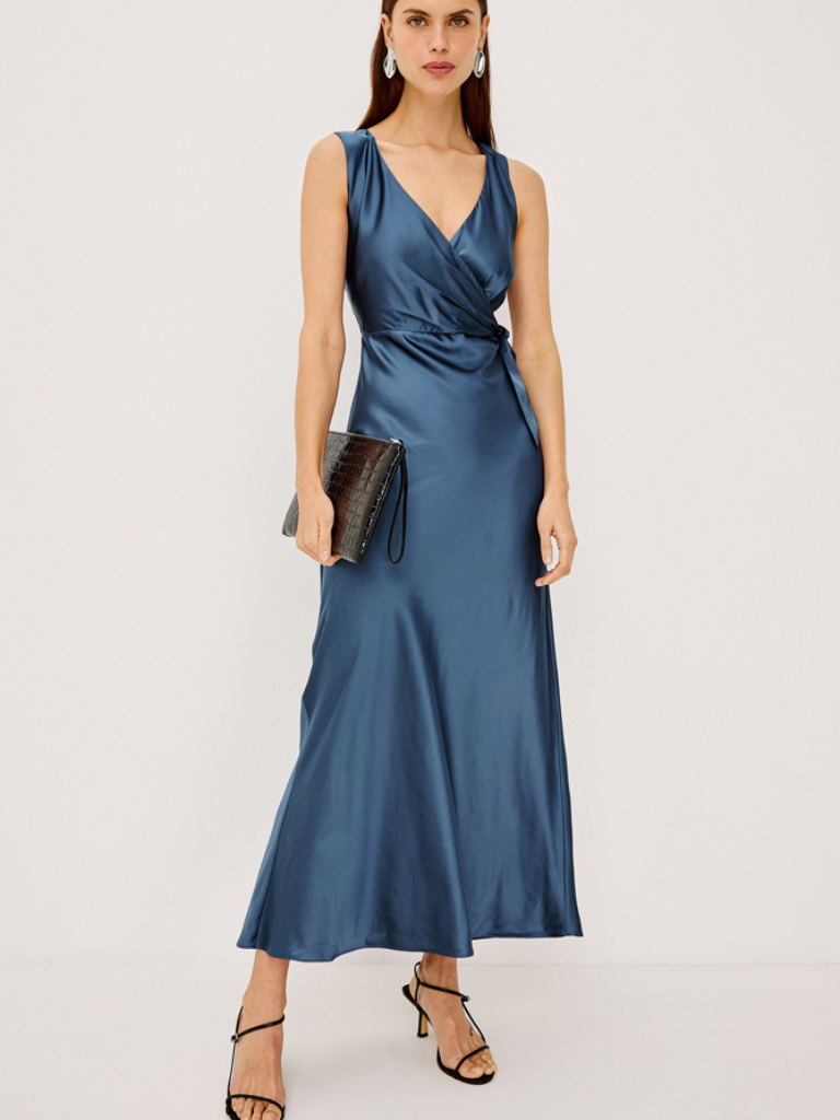 Eva Dress in Atlantic