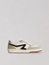 Retro Court Sneakers in Dove/Sand