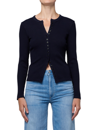 Kari Long Cardigan in Navy