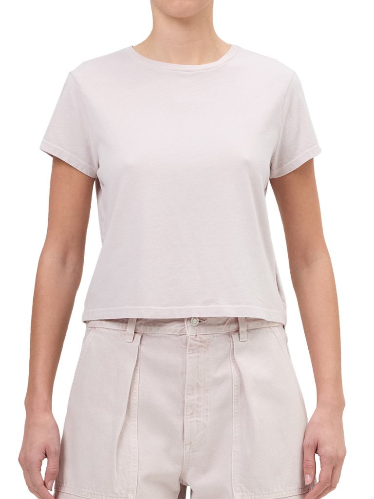 Adine Shrunken Tee in Rosewater