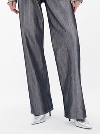 Mercer Leather Slingbacks in Silver