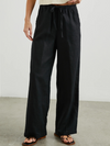 Emmie Linen Pant in Black