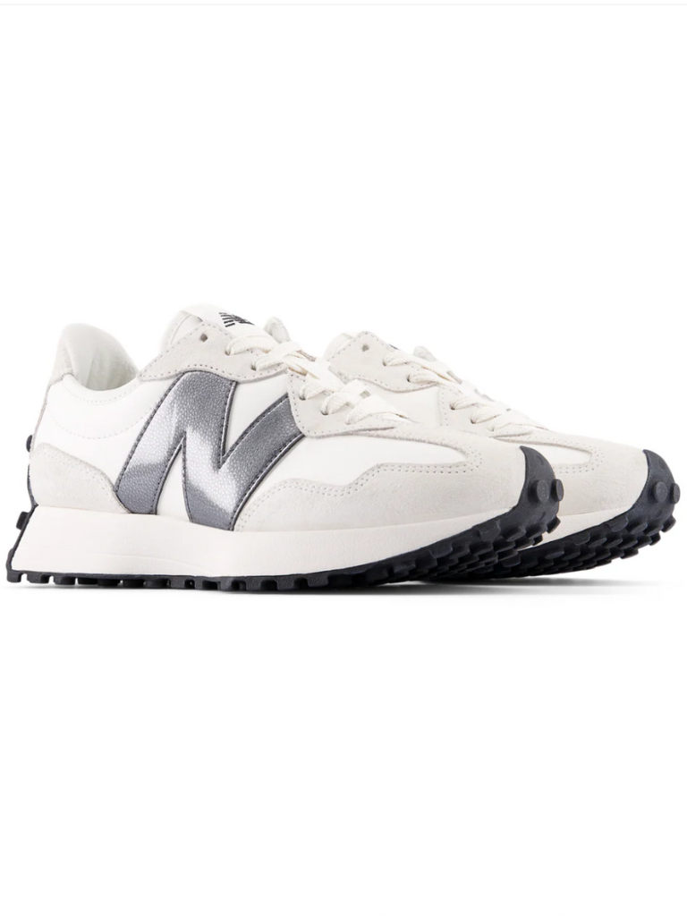 New Balance 327 Sneaker in Sea Salt/Anthracite