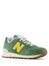 New Balance 574 Sneaker in Incense with Mallard Green/Ginger Lemon