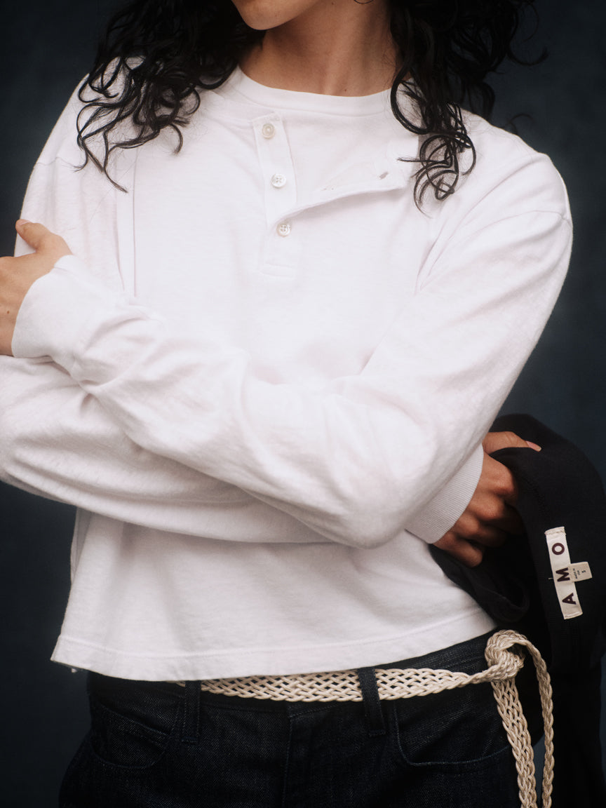 Faye Henley in White