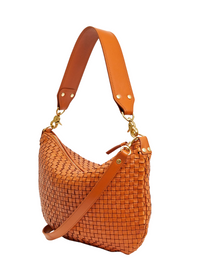 Moyen Messenger in Natural Woven Checker