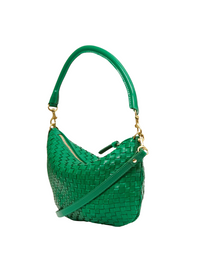 Petit Moyen in Grass Woven Checker