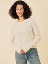 Blakely Cashmere Crewneck in Ivory