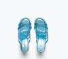 Pippa Heel in Blue Metallic