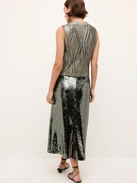 Wray Sequin Skirt in Rosin