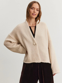 Chanson Cardigan in Beige