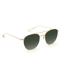 Earhart Sunglasses in 24K Titanium Mirrored