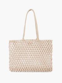 Sandy Woven Tote in Natural