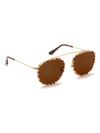 Chartres Sunglasses in Caffe Dolce 18K
