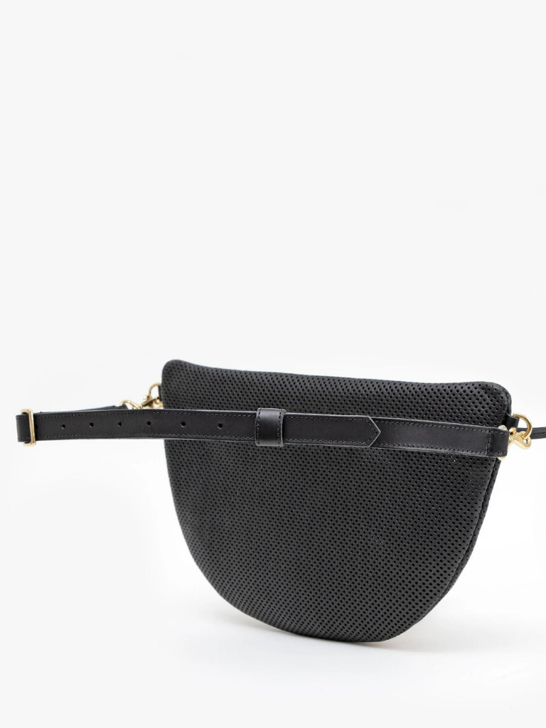 Grande Fanny Pack in Perforated Black