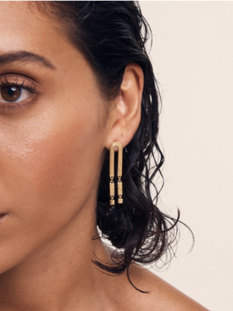 Renata Arch Earrings in Gold