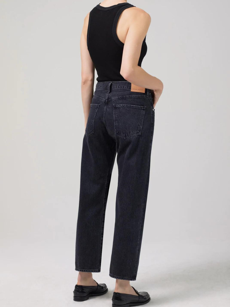 Emery Crop Relaxed Straight In Licorice