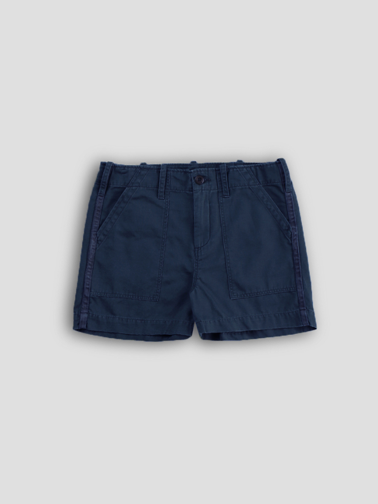 Surplus Short Shorts with Tape in Navy