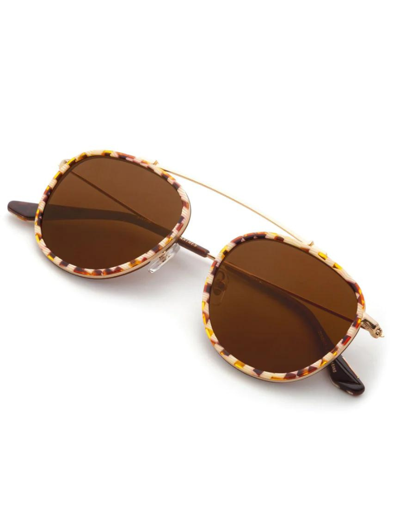 Chartres Sunglasses in Caffe Dolce 18K