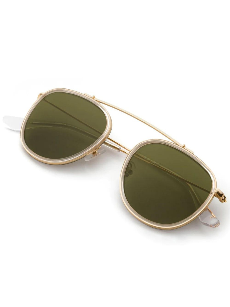 Chartres Sunglasses in Crystal 24K Polarized