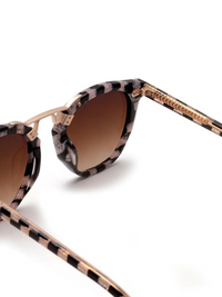 Beau Nylon Sunglasses in Harlequin 18K Rose