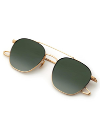 Earhart Sunglasses in 24K Titanium Mirrored
