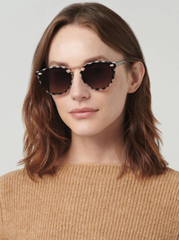 Beau Nylon Sunglasses in Harlequin 18K Rose