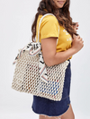 Sandy Woven Tote in Natural