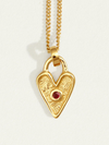 Amore Necklace in Gold and Ruby