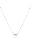 2 Diamond Amigos Necklace in Yellow Gold