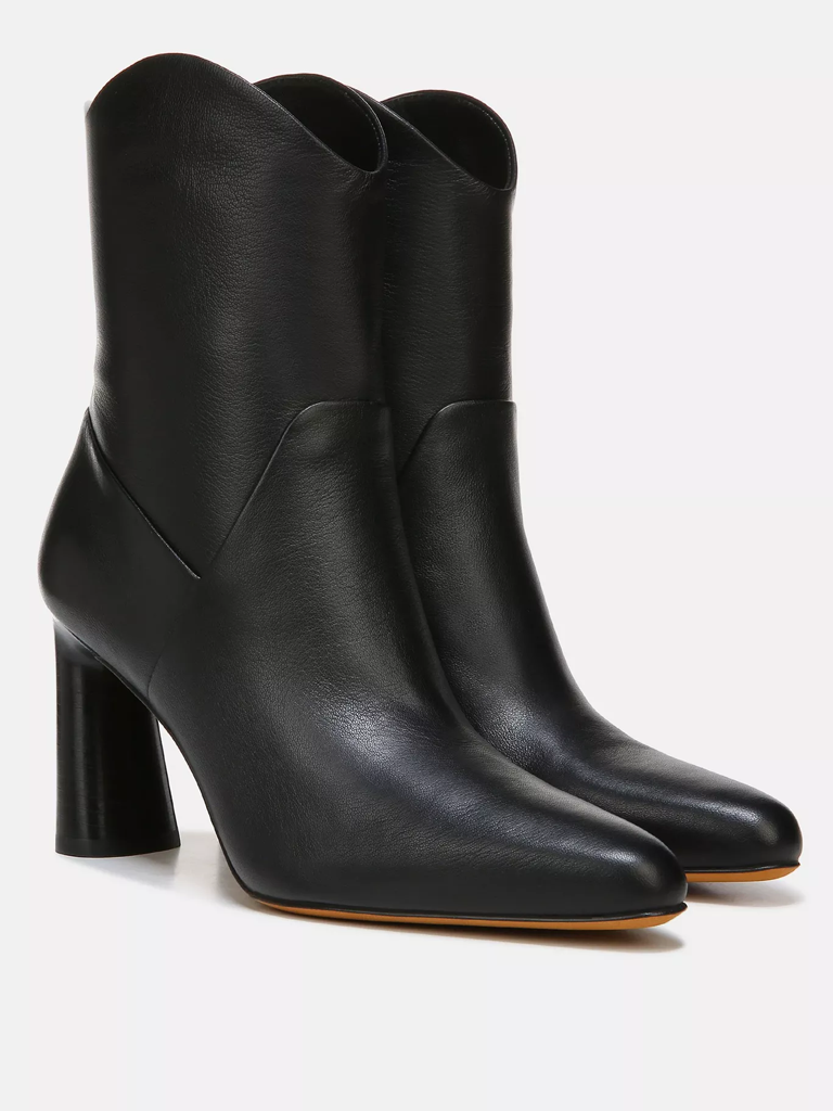 Harlow Leather Boot in Black